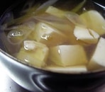 豆腐と長ねぎのすまし汁